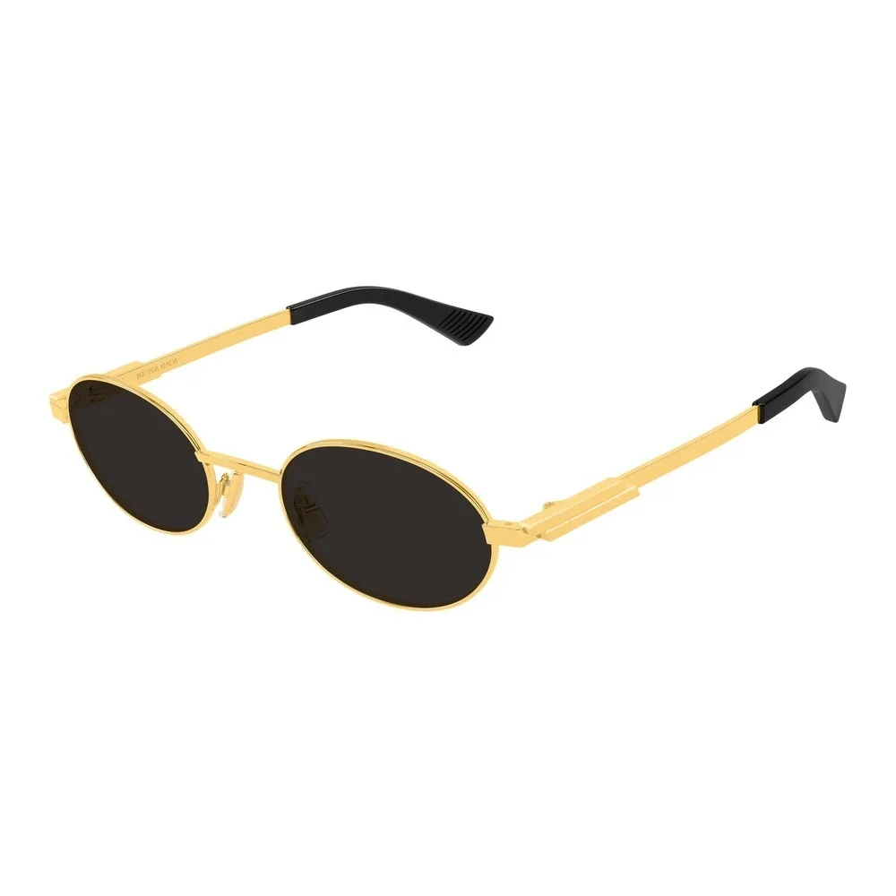 NWT Bottega Veneta BV1470S Gold Grey 52mm Sunglasses